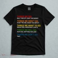 Things We Did Didn't Want Will Won't Do T-Shirt thumb 5