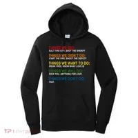 Things We Did Didn't Want Will Won't Do Women's Hoodie thumb 0