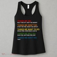 Things We Did Didn't Want Will Won't Do Women's Tank Top thumb 3