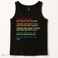 Things We Did Didn't Want Will Won't Do Tank Top thumb 2