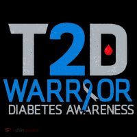 T2D Warrior Diabetes Awareness Type 2 Diabetic Fighter T-Shirt thumb 7