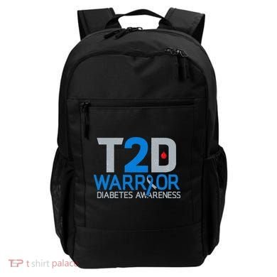 T2D Warrior Diabetes Awareness Type 2 Diabetic Fighter Backpack
