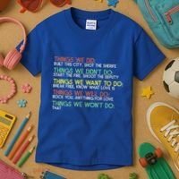 Things We Did Built This City Shot The Sherife Things We Kids T-Shirt thumb 3