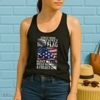 Those Who Disrespect Our Flag Have Never Been Handed A Folded One Women's Tank Top thumb 2