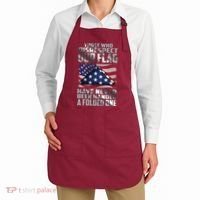 Those Who Disrespect Our Flag Have Never Been Handed A Folded One Apron thumb 2