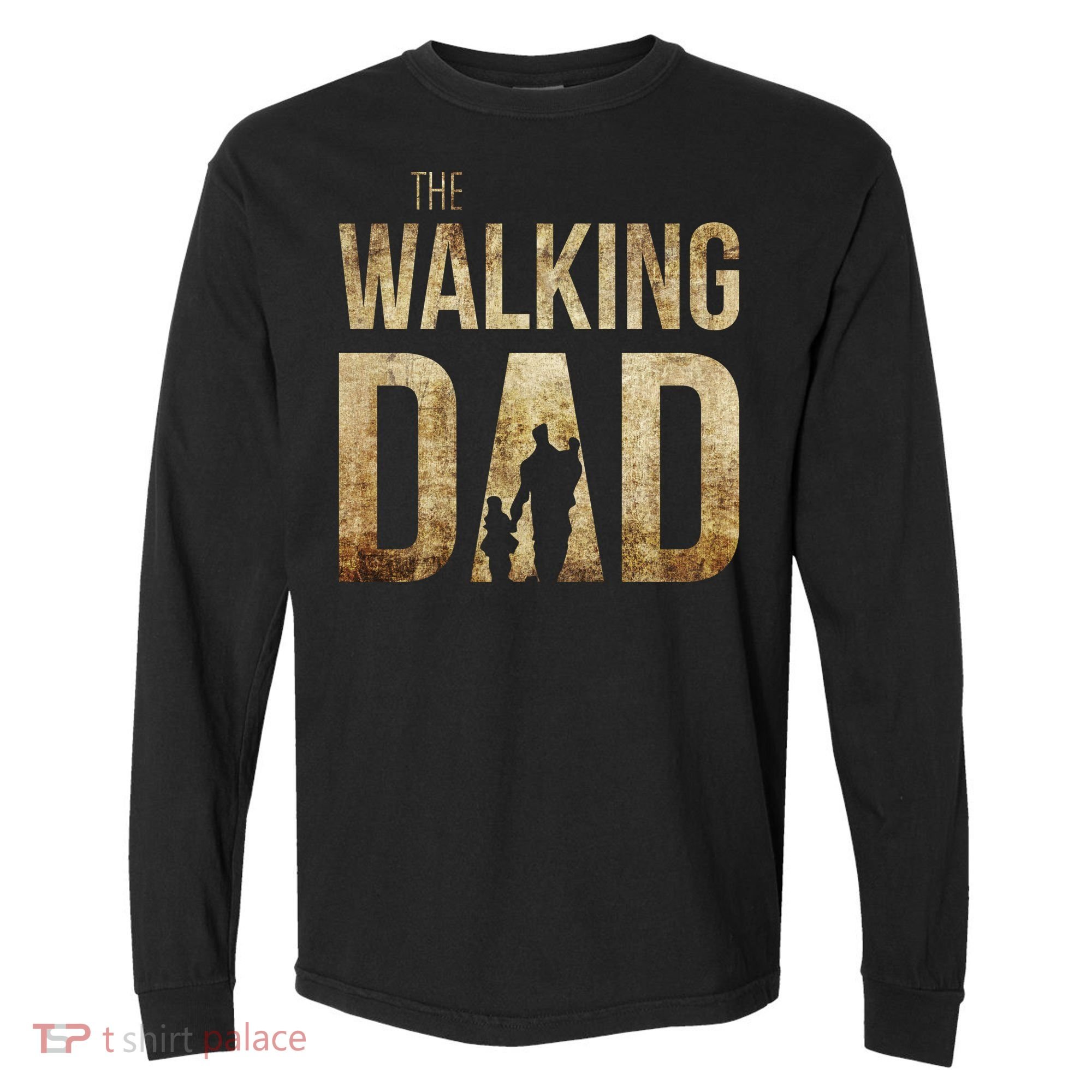 The Walking Dad Comfort Colors Heavyweight Long Sleeve T-Shirt
