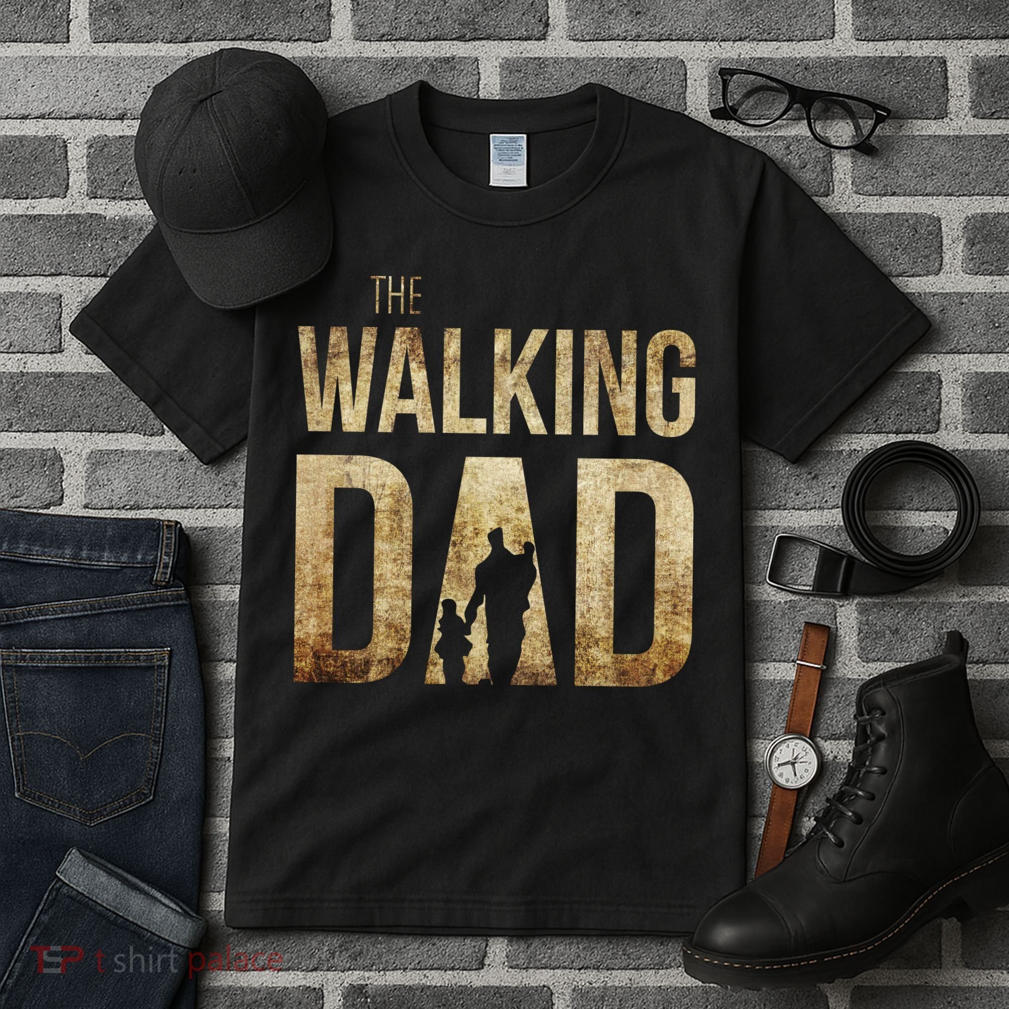 The Walking Dad Tall T-Shirt