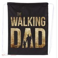 The Walking Dad Drawstring Bag thumb 0