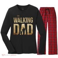 The Walking Dad Women's Long Sleeve Flannel Pajama Set  thumb 0