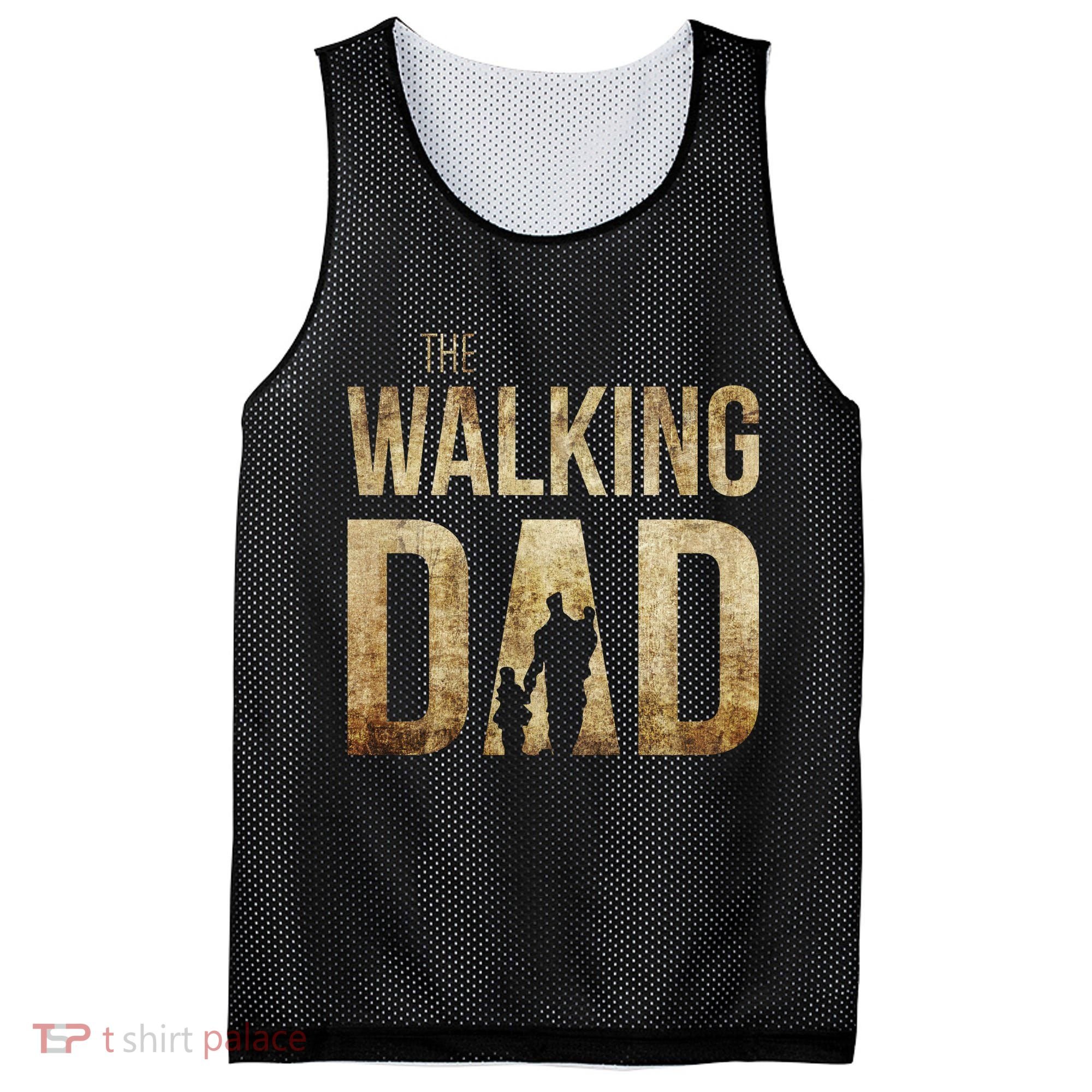 The Walking Dad Mesh Reversible Basketball Jersey Tank
