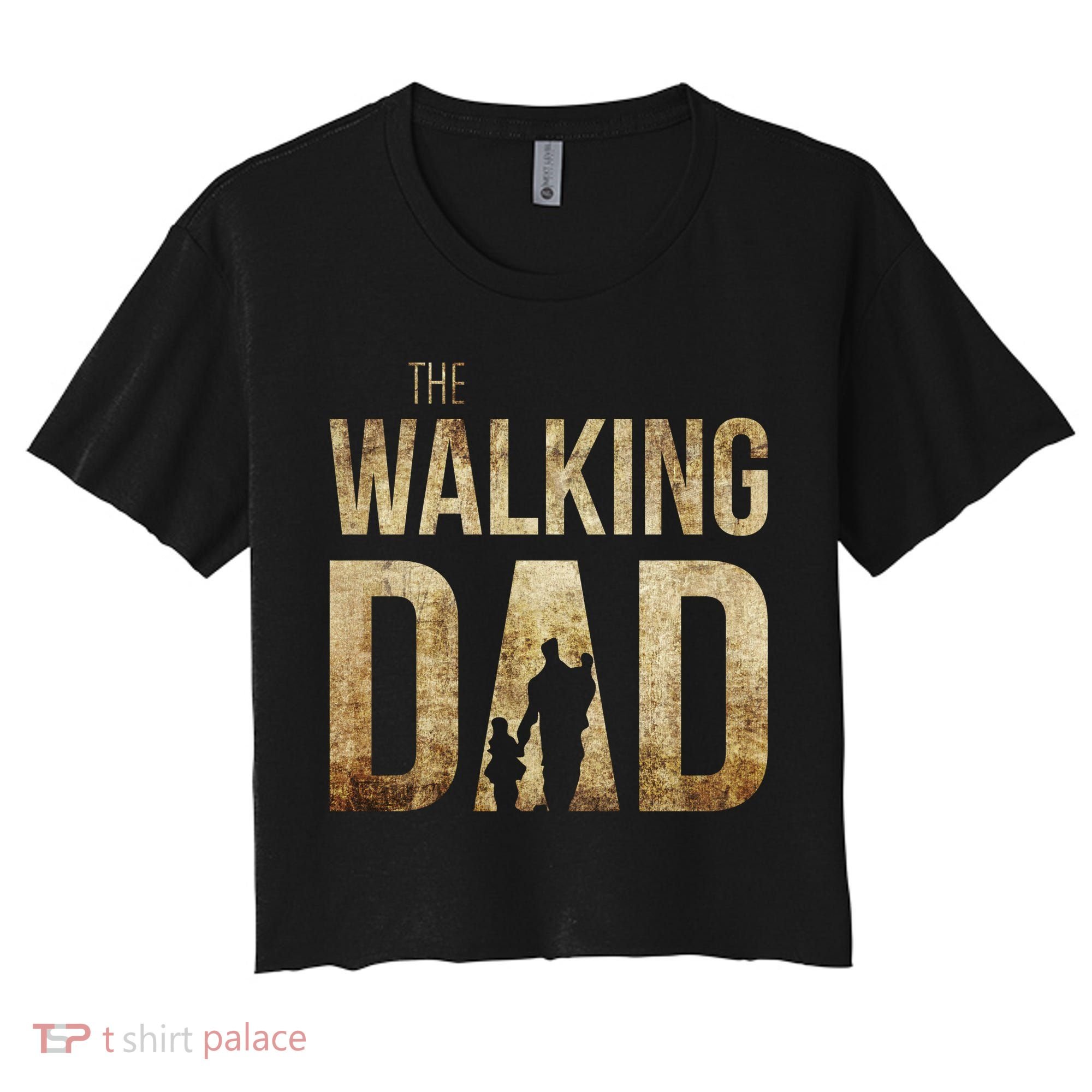 The Walking Dad Women's Crop Top Tee