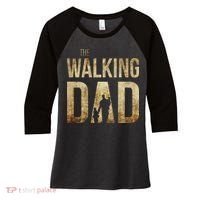 The Walking Dad Women's Tri-Blend 3/4-Sleeve Raglan Shirt thumb 0