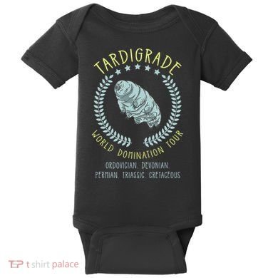 Tardigrade World Domination Microbiologist Gift Baby Bodysuit