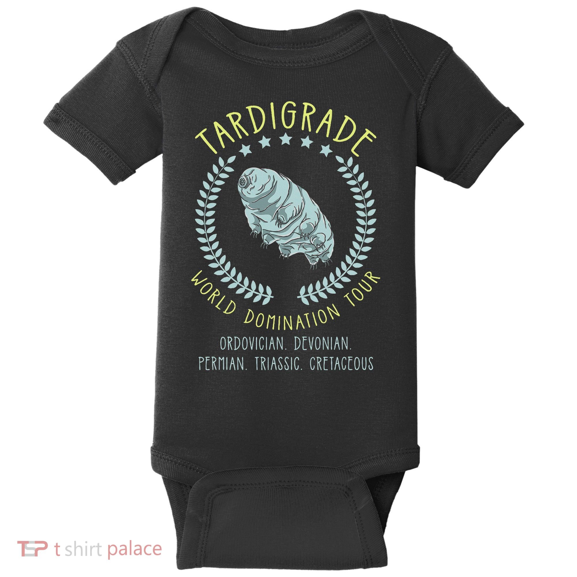 Tardigrade World Domination Microbiologist Gift Baby Bodysuit
