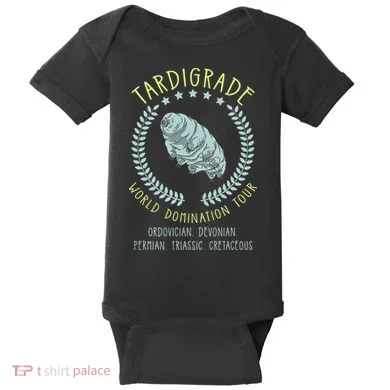 Tardigrade World Domination Microbiologist Gift Baby Bodysuit