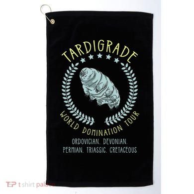 Tardigrade World Domination Microbiologist Gift Golf Towel