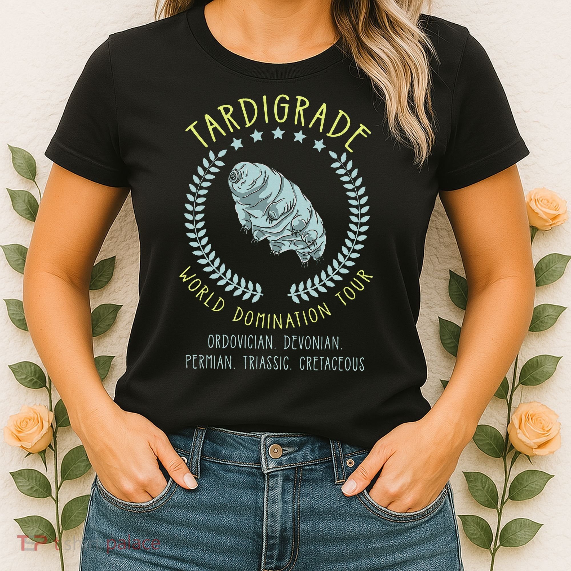 Tardigrade World Domination Microbiologist Gift Women's T-Shirt
