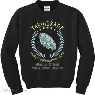 Tardigrade World Domination Microbiologist Gift Kids Sweatshirt