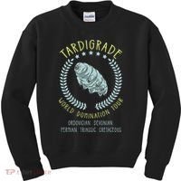 Tardigrade World Domination Microbiologist Gift Kids Sweatshirt thumb 0
