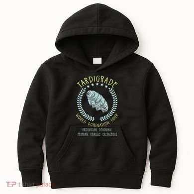 Tardigrade World Domination Microbiologist Gift Kids Hoodie