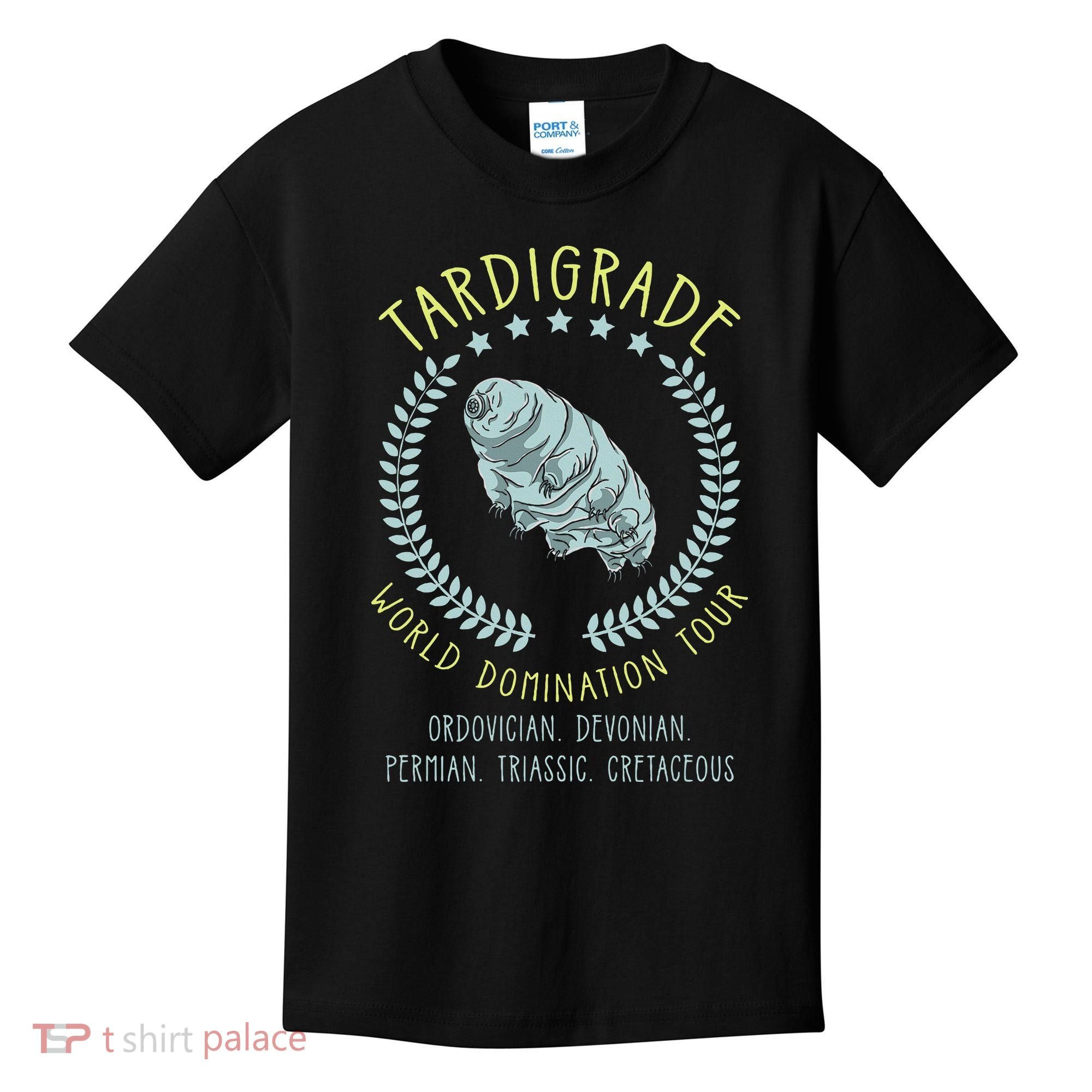 Tardigrade World Domination Microbiologist Gift Kids T-Shirt