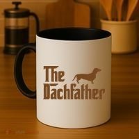 The Weiner Dog Father Funny Dachshund Coffee Mug thumb 4