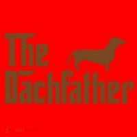 The Weiner Dog Father Funny Dachshund Santa Hat thumb 1