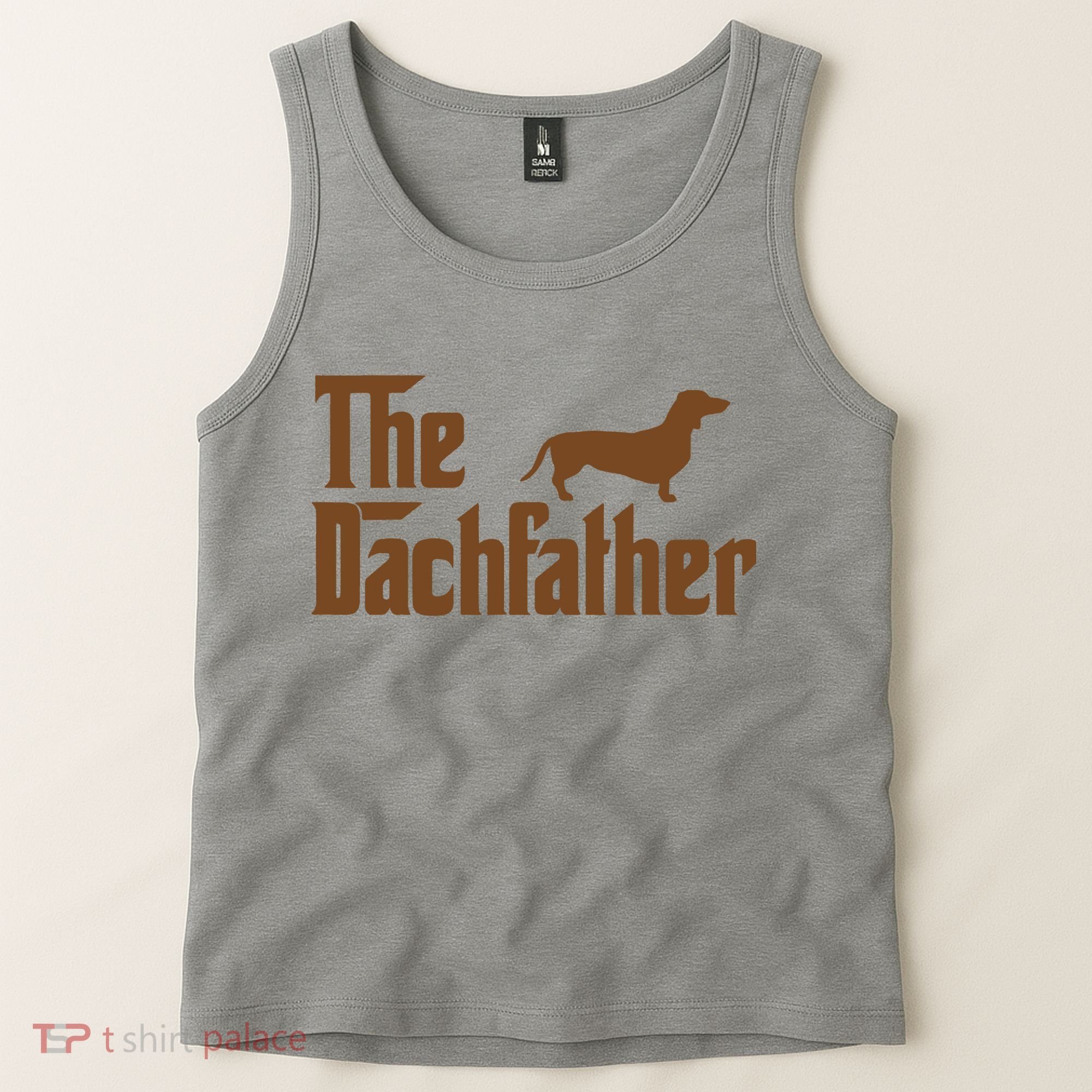 The Weiner Dog Father Funny Dachshund Tank Top