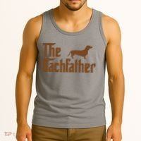The Weiner Dog Father Funny Dachshund Tank Top thumb 3