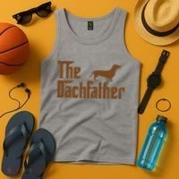 The Weiner Dog Father Funny Dachshund Tank Top thumb 4