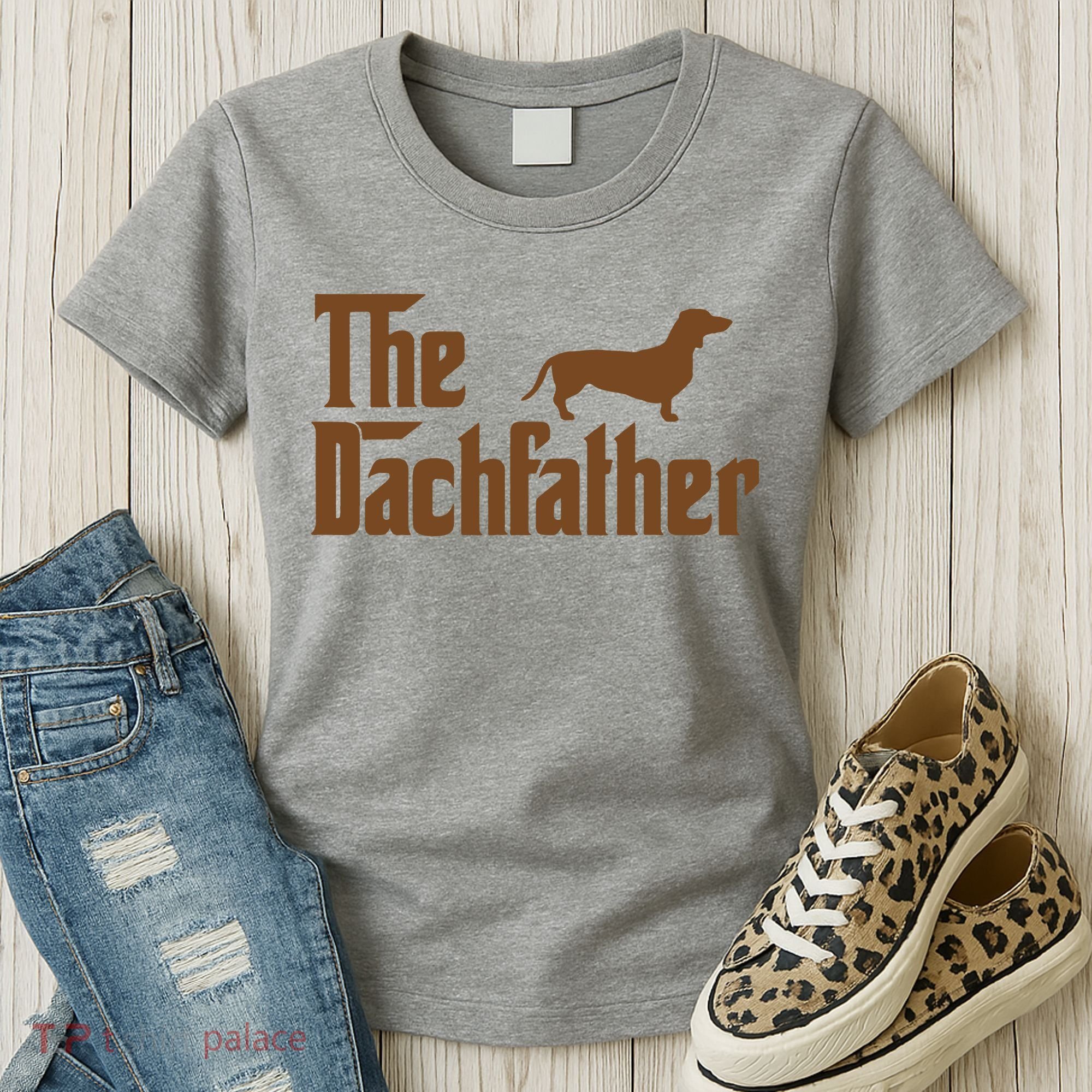 The Weiner Dog Father Funny Dachshund Women's T-Shirt