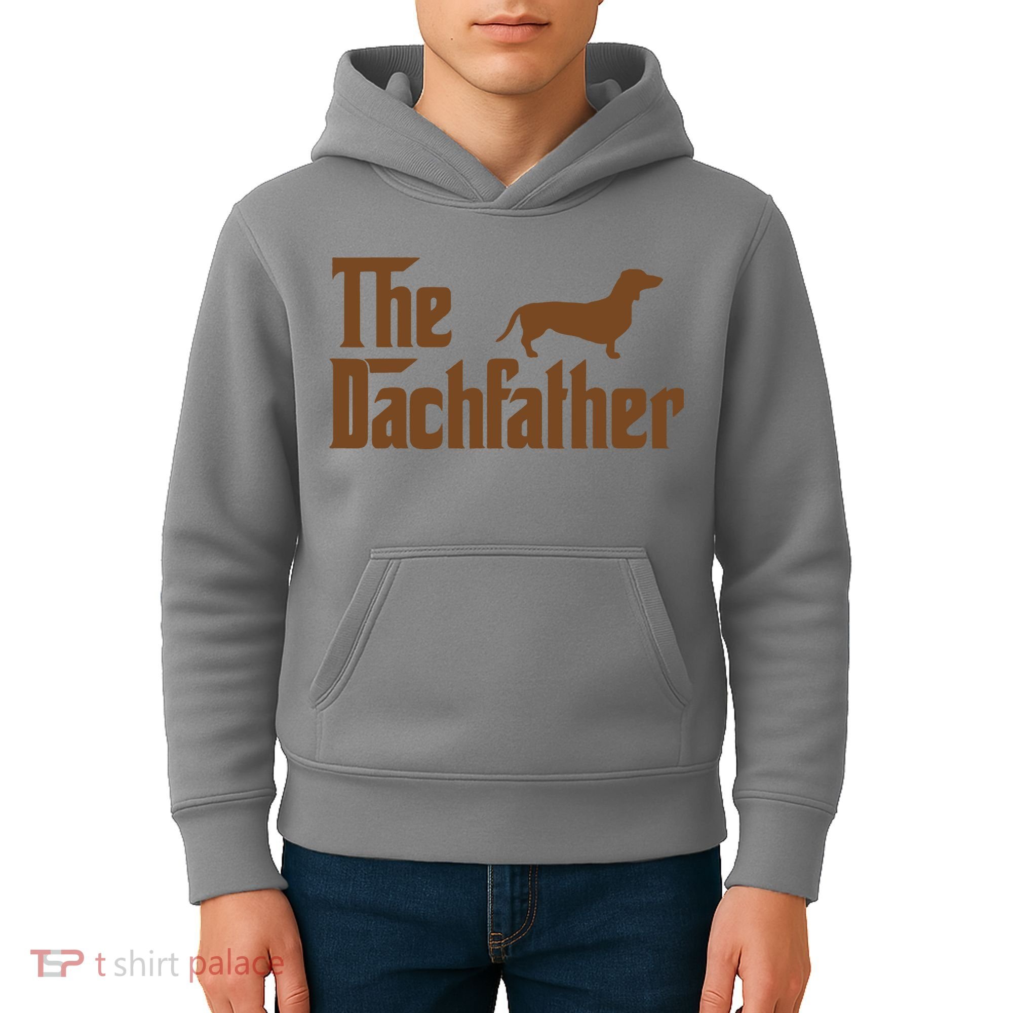 The Weiner Dog Father Funny Dachshund Kids Hoodie