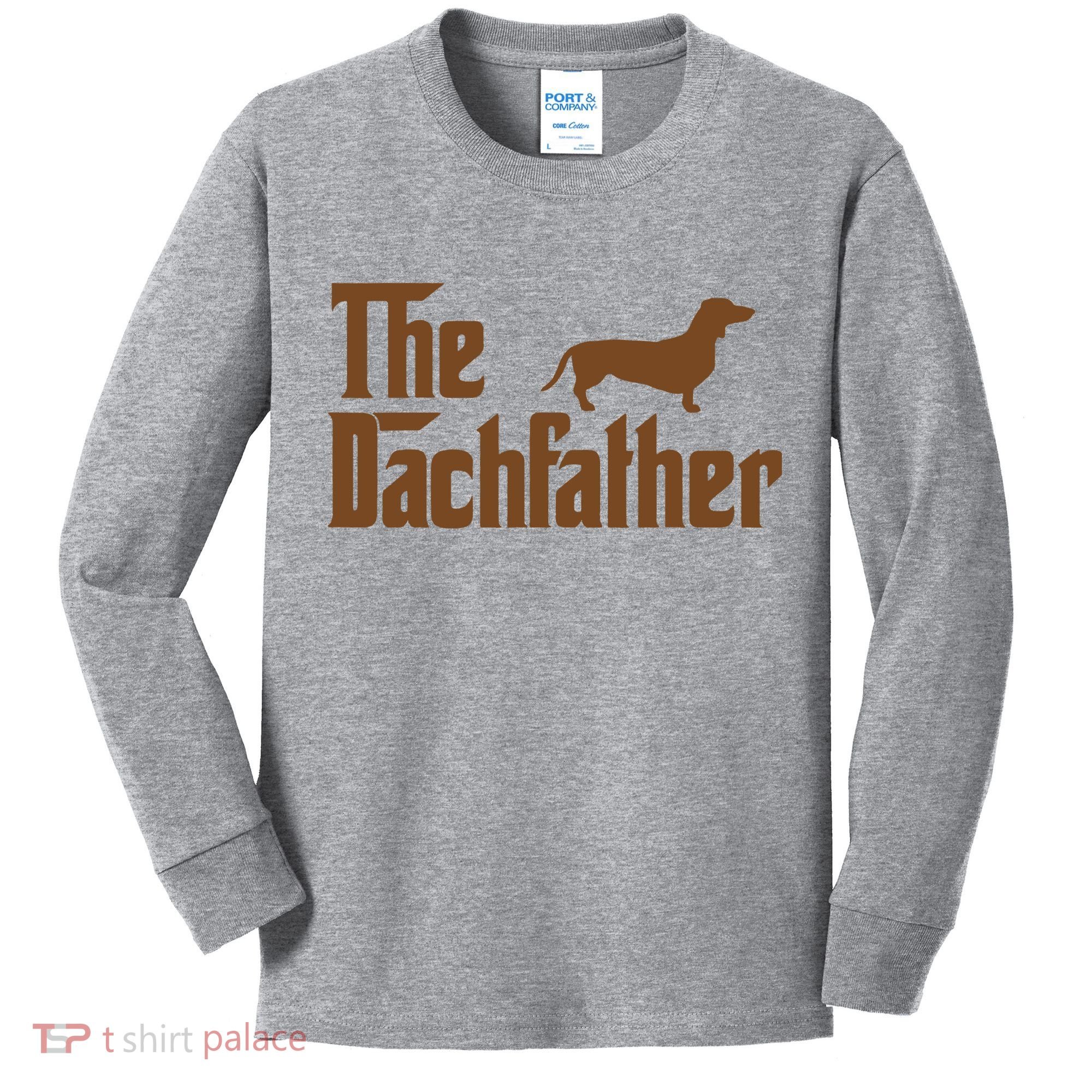 The Weiner Dog Father Funny Dachshund Kids Long Sleeve Shirt