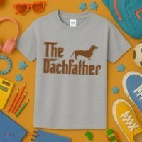 The Weiner Dog Father Funny Dachshund Kids T-Shirt thumb 3