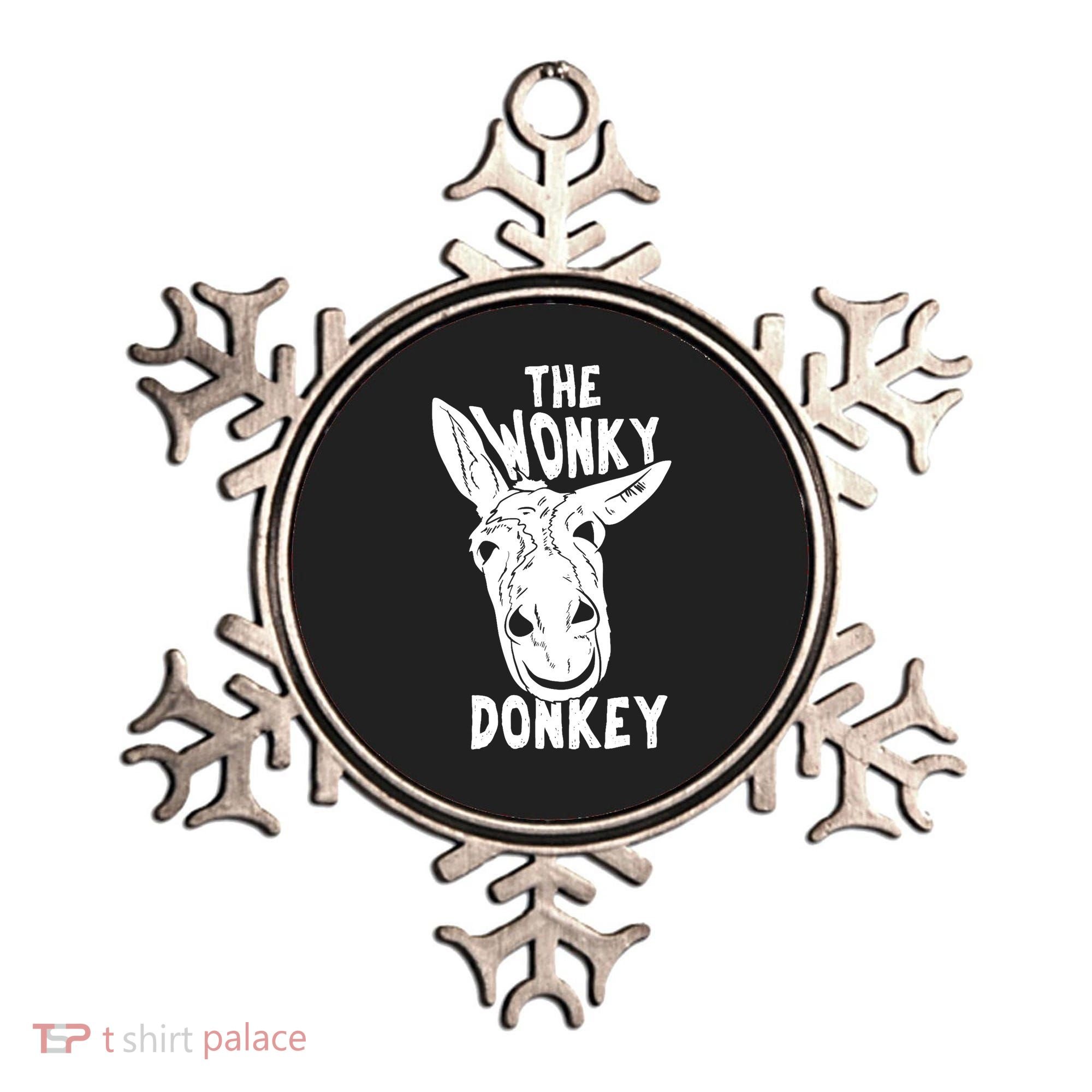 The Wonky Donkey Funny Donkey Lover Farm Animal Ornament