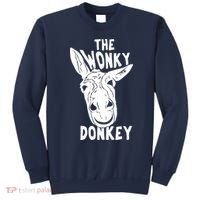 The Wonky Donkey Funny Donkey Lover Farm Animal Sweatshirt thumb 0