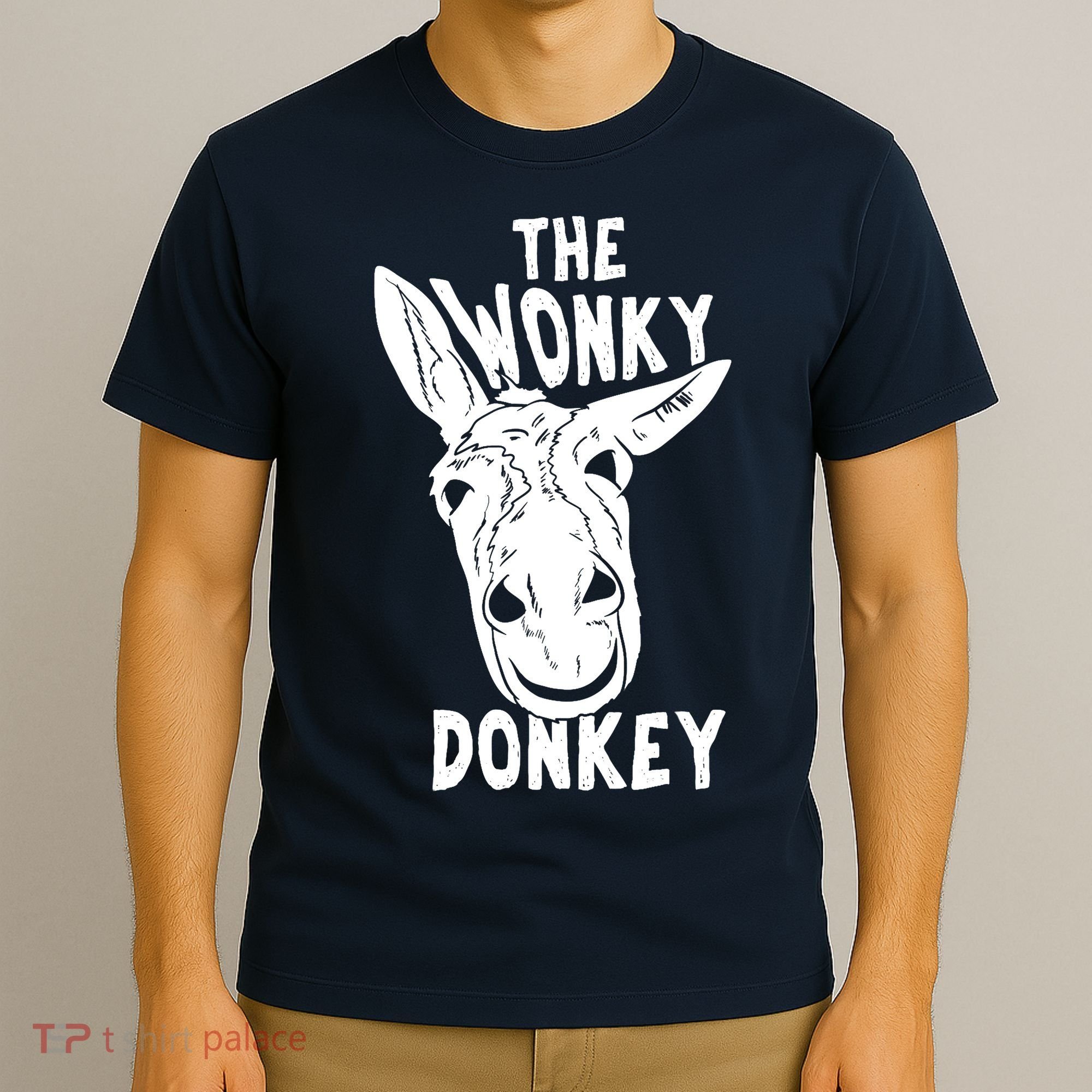 The Wonky Donkey Funny Donkey Lover Farm Animal T-Shirt