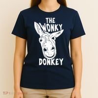 The Wonky Donkey Funny Donkey Lover Farm Animal T-Shirt thumb 4