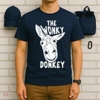 The Wonky Donkey Funny Donkey Lover Farm Animal T-Shirt thumb 6