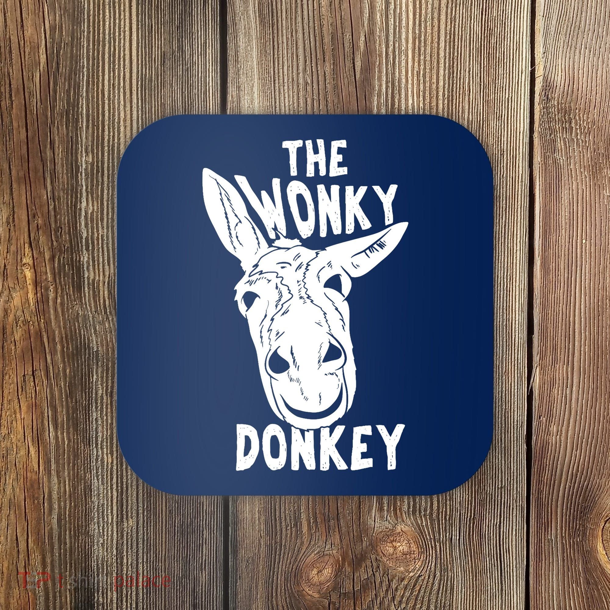 The Wonky Donkey Funny Donkey Lover Farm Animal Coaster