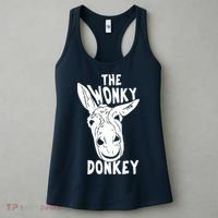 The Wonky Donkey Funny Donkey Lover Farm Animal Women's Tank Top thumb 3