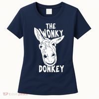 The Wonky Donkey Funny Donkey Lover Farm Animal Women's T-Shirt thumb 0