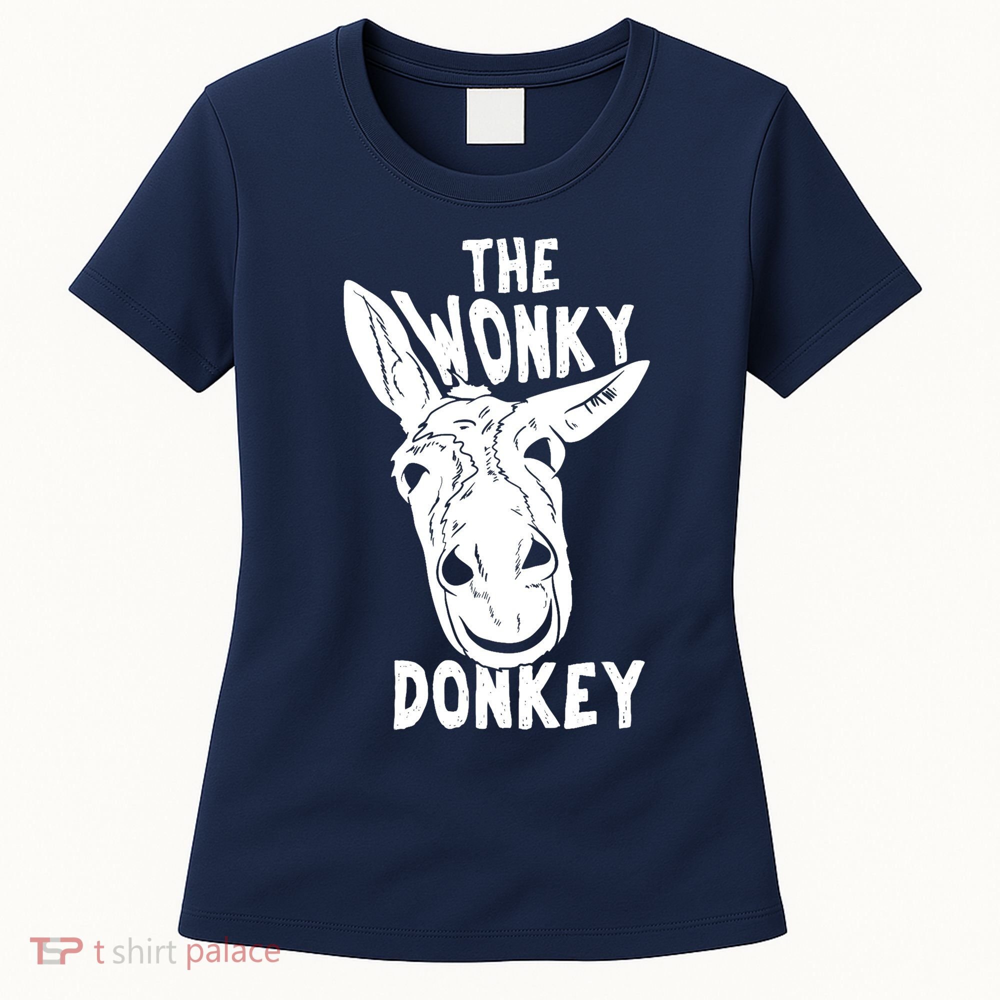 The Wonky Donkey Funny Donkey Lover Farm Animal Women's T-Shirt