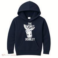 The Wonky Donkey Funny Donkey Lover Farm Animal Kids Hoodie thumb 0