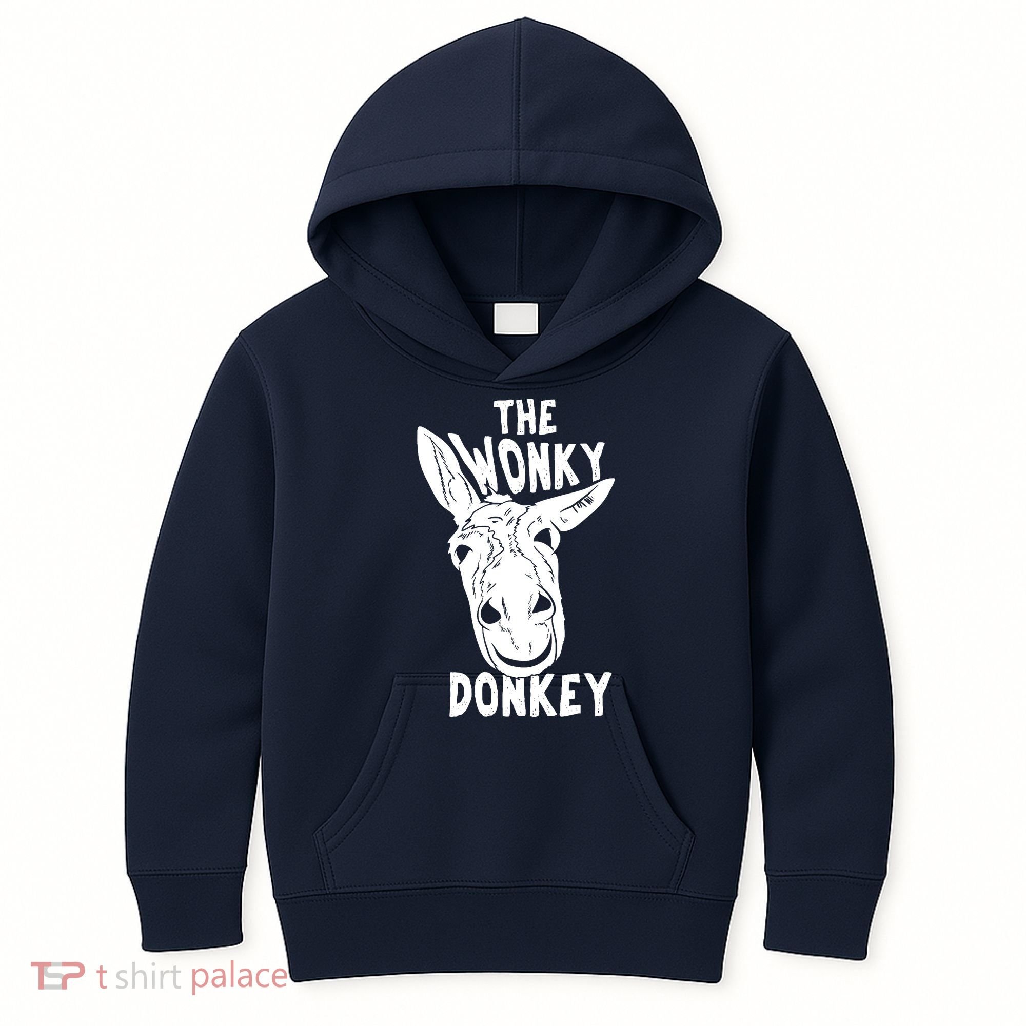 The Wonky Donkey Funny Donkey Lover Farm Animal Kids Hoodie
