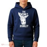 The Wonky Donkey Funny Donkey Lover Farm Animal Kids Hoodie thumb 4