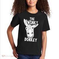 The Wonky Donkey Funny Donkey Lover Farm Animal Kids T-Shirt thumb 2