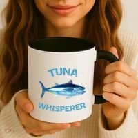 Tuna Whisperer Deep Sea Fishing Tuna Fish Bluefin Tuna Gift Coffee Mug thumb 3