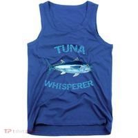 Tuna Whisperer Deep Sea Fishing Tuna Fish Bluefin Tuna Gift Tank Top thumb 0