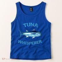 Tuna Whisperer Deep Sea Fishing Tuna Fish Bluefin Tuna Gift Tank Top thumb 2